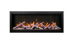 Symmetry Bespoke - 74” Indoor / Outdoor Electric Built In Fireplace - BlazeElectrics