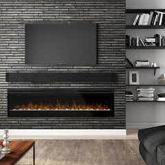 Dimplex Prism 74-In Electric Fireplace w/ Driftwood Log Set - BlazeElectrics