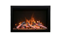 Amantii TRD 33" Traditional Bespoke Indoor/Outdoor Electric Insert Fireplace - BlazeElectrics