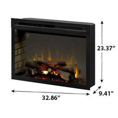 Dimplex 33-In Multi-Fire XD Plug-In Electric Fireplace Insert - BlazeElectrics