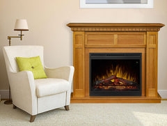 Wilson Electric Fireplace Mantel Package in Rift Oak - BlazeElectrics